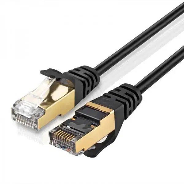 26AWG Cat.8 인터넷 고사양 S-STP 랜장거리 케이블 블랙 7m